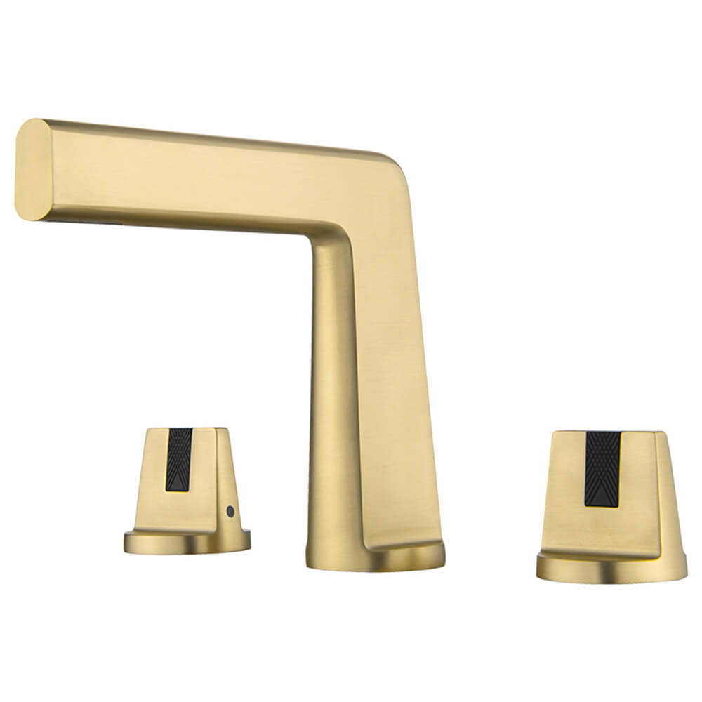 (Three holes) brushed gold