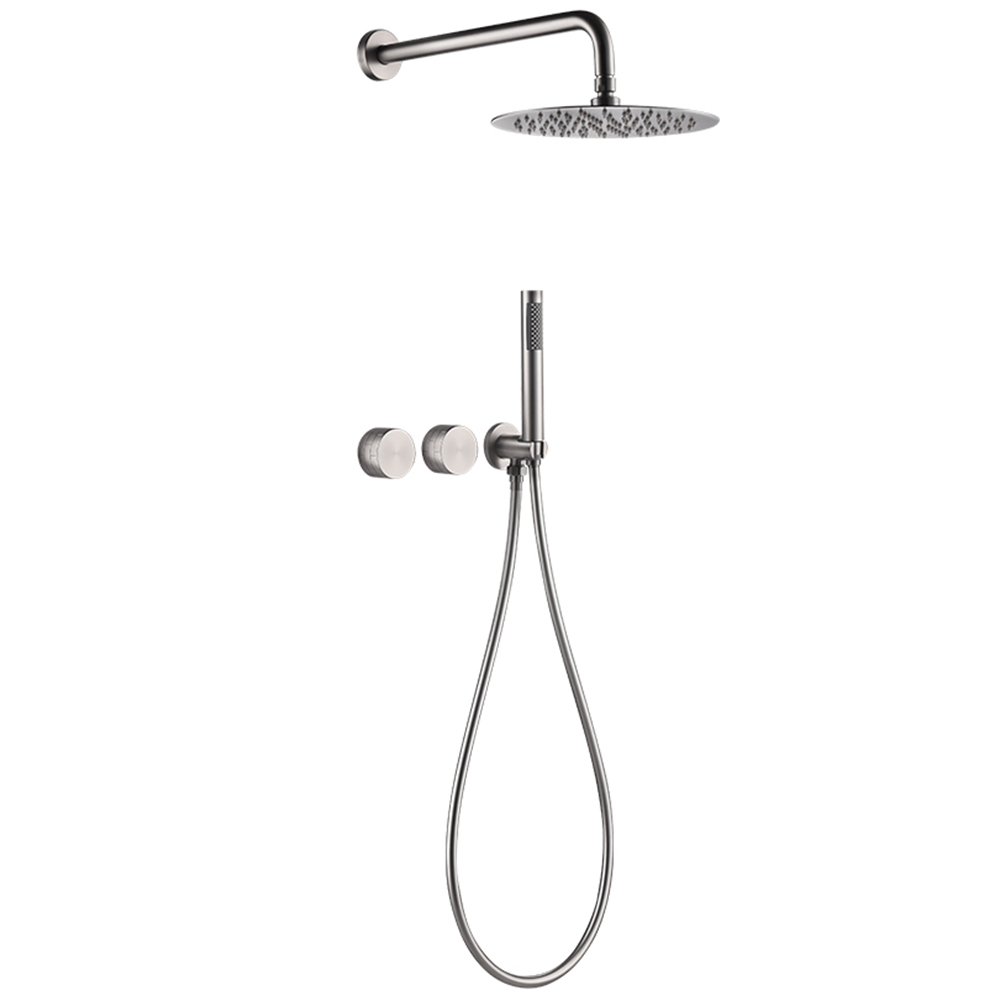 (Two functions) brushed silver