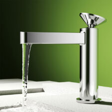 Bathroom basin faucet pink wash basin bathroom household cream wind washbasin faucet hot and cold MP2610
