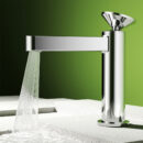 bathroom basin faucet pink wash basin bathroom household cream wind washbasin faucet hot and cold mp2610