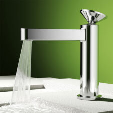Bathroom basin faucet pink wash basin bathroom household cream wind washbasin faucet hot and cold MP2610