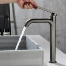 washbasin hot and cold water faucet household ceramic basin wash basin washbasin gun gray bathroom faucet mp2609