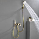 brass household bathroom hot and cold storage table can be raised and lowered multifunctional rain shower sprinkler set lm2604