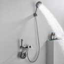 brass household bathroom hot and cold storage table can be raised and lowered multifunctional rain shower sprinkler set lm2604