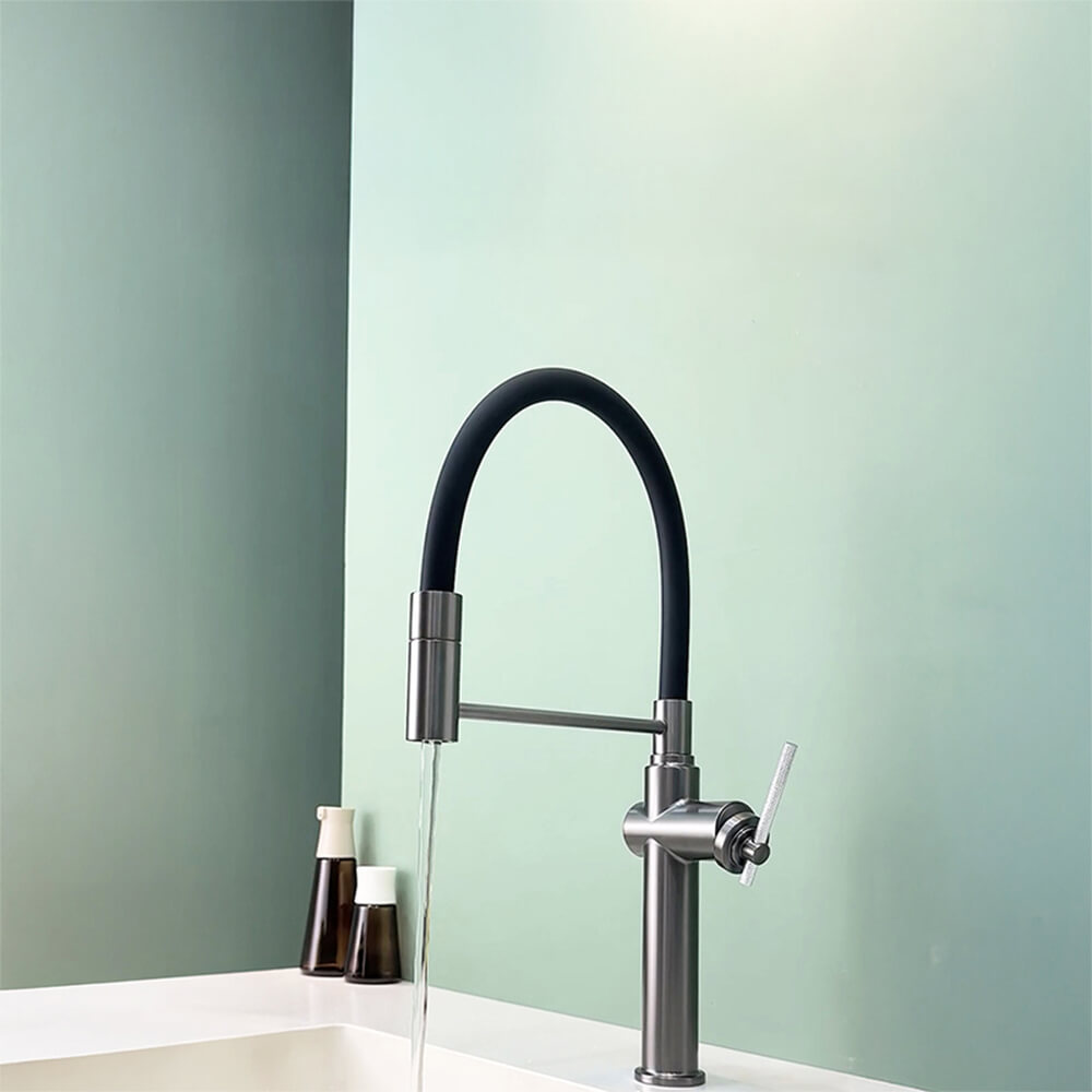 Universal pull-out kitchen hot and cold water faucet, rotatable sink, sink, household splash-proof faucet MP2603