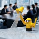 Colorful Geek Buddy 360° Rotatable Robot Arm Basin Faucet - Image 2