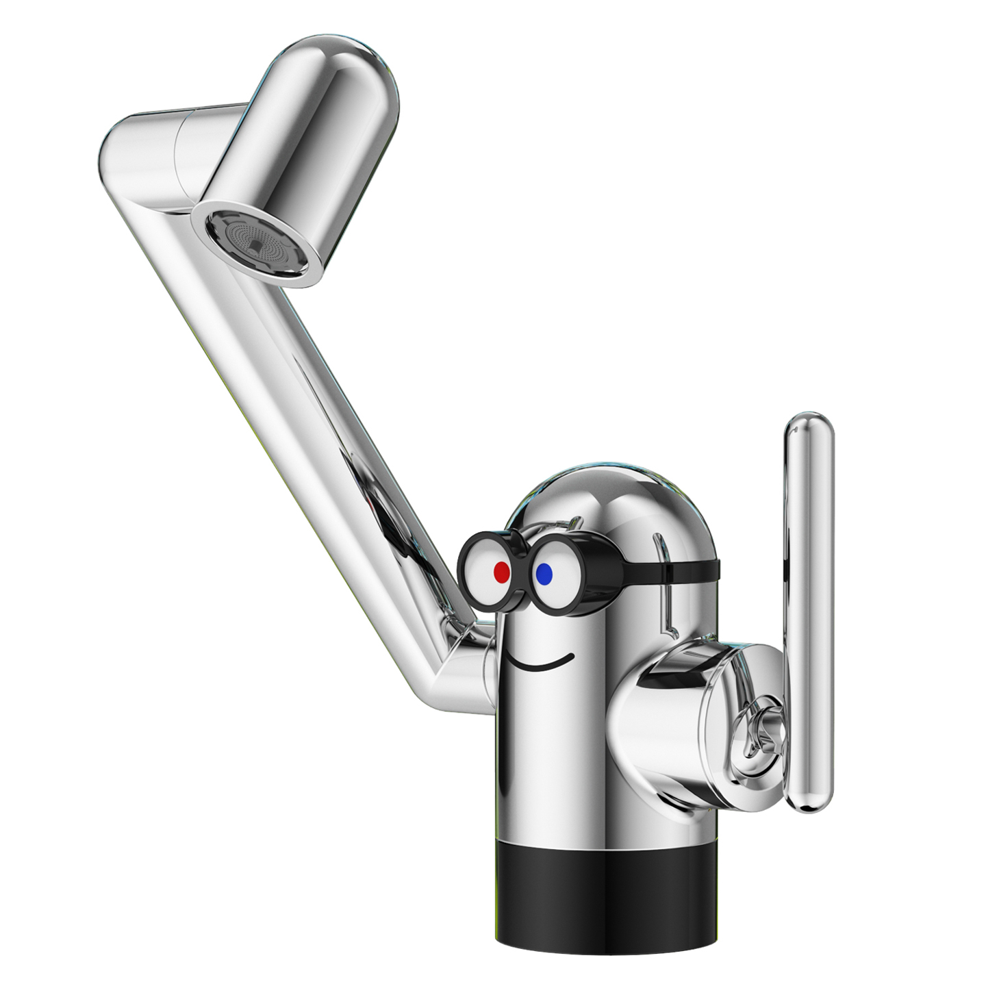 chrome finish outdoor shower fixture detail